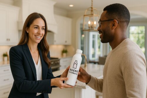 WHY Bottles over cards